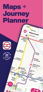 Delhi Metro Interactive Map screenshot #1 for iPhone