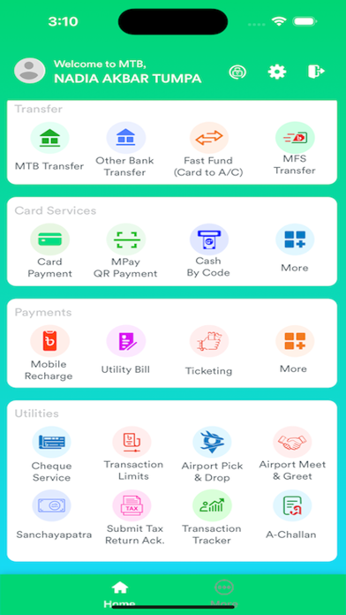 MTB Smart Banking Screenshot