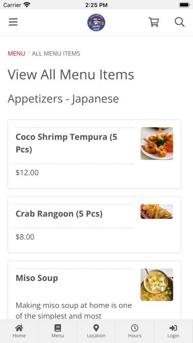 Super Hero Sushi & Thai Food Screenshot