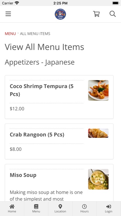 Super Hero Sushi & Thai Food