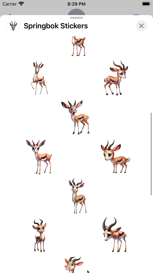 #2. Springbok Stickers (iOS) 게시자: Paul Scott