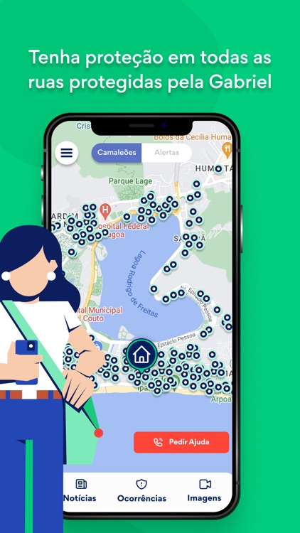 Gabriel: Câmeras + Proteção24h