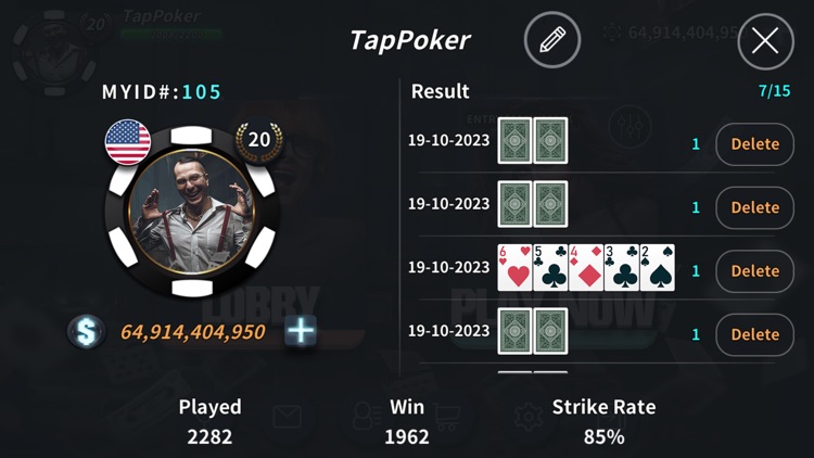 Tap Poker Social screenshot-7