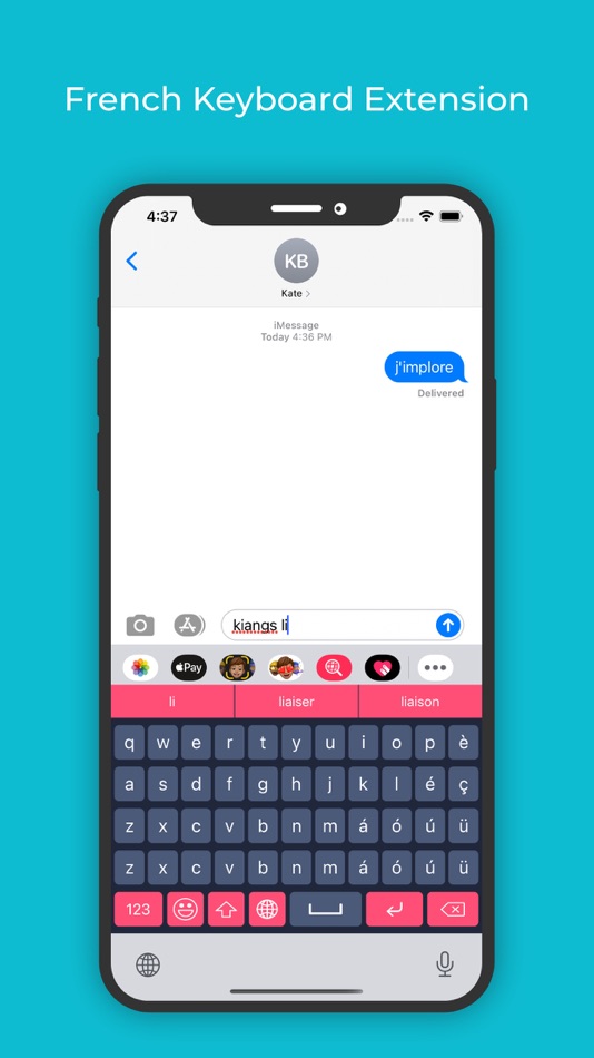 #6. French Keyboard: Translator (iOS) Podle: Rushikesh Trivedi
