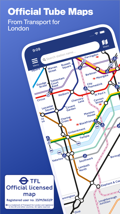 Screenshot #1 pour Tube Map Pro