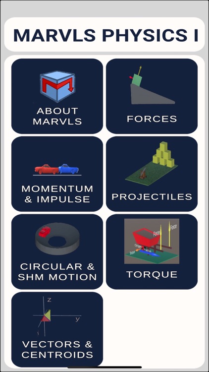 MARVLS: Physics I Mechanics