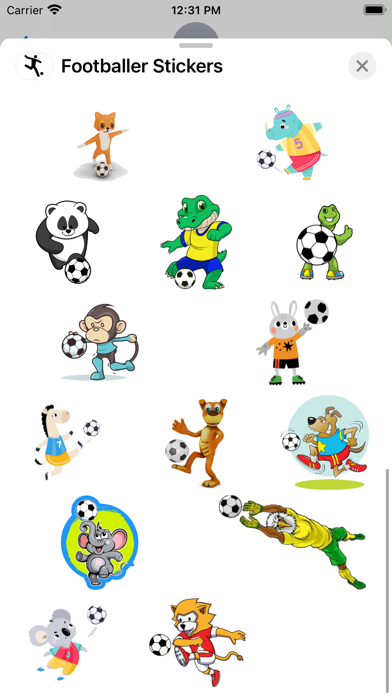Screenshot #3 pour Footballer Stickers