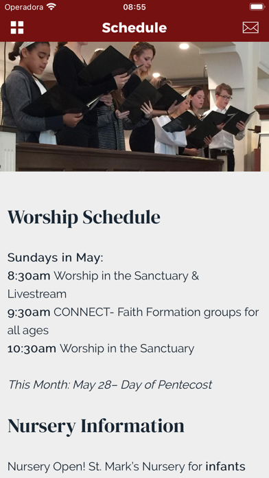 St. Mark Lutheran Mooresville Screenshot