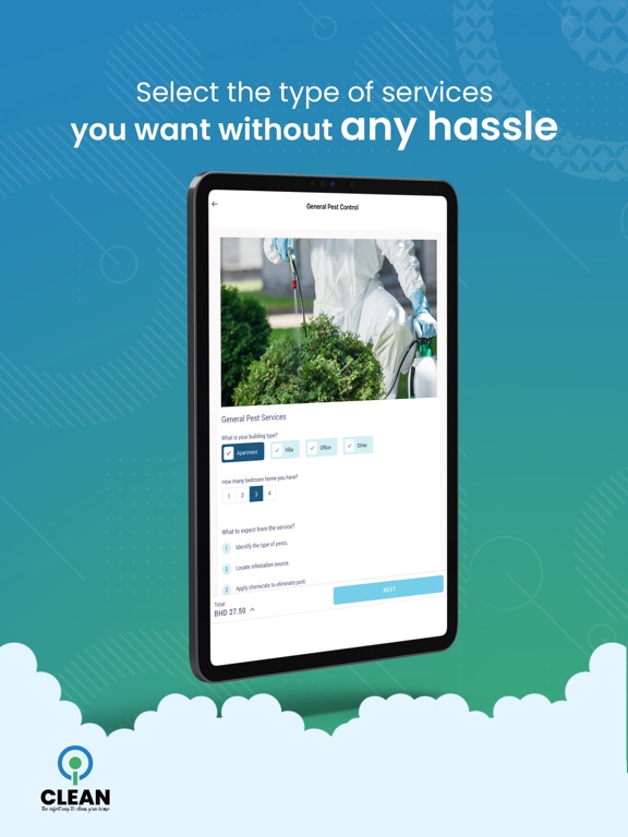 iClean Services iPad screenshot 4 - Business app