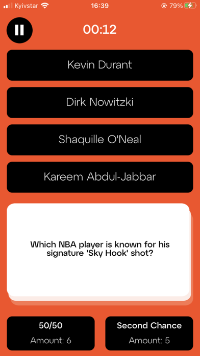 Questionário Sobre Esportes Screenshot