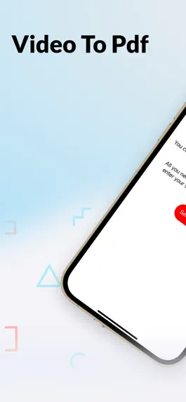 Game screenshot Video To Pdf Converter mod apk