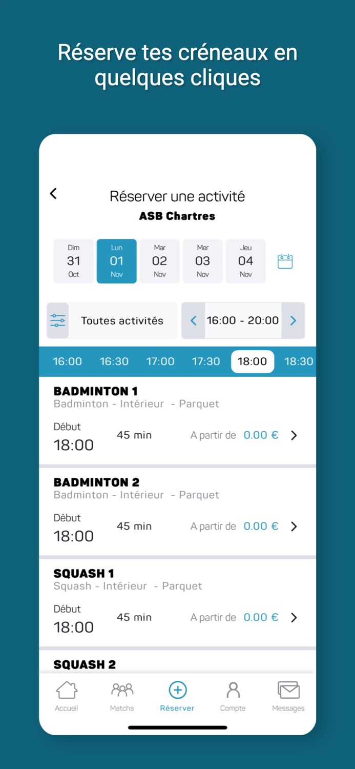 CChartres Squash Badminton