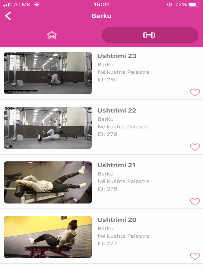 Palestra ime -FITNES app shqip