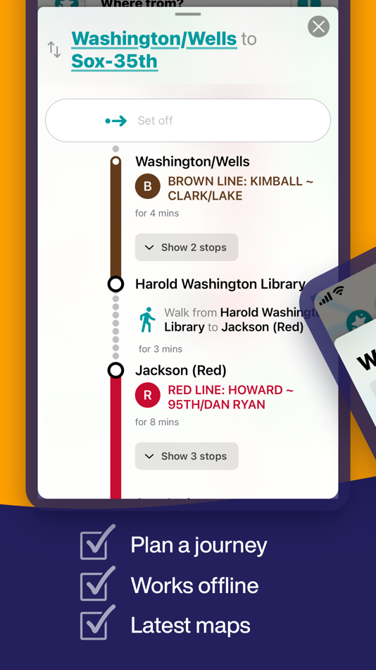 #3. Chicago L Metro Map (iOS) 由: Mapway Limited