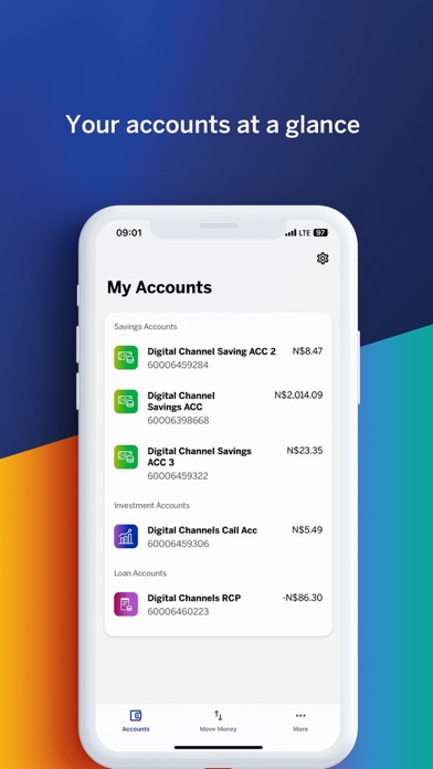 Standard Bank Namibia App Screenshot