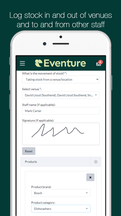 Eventure Staffing Screenshot