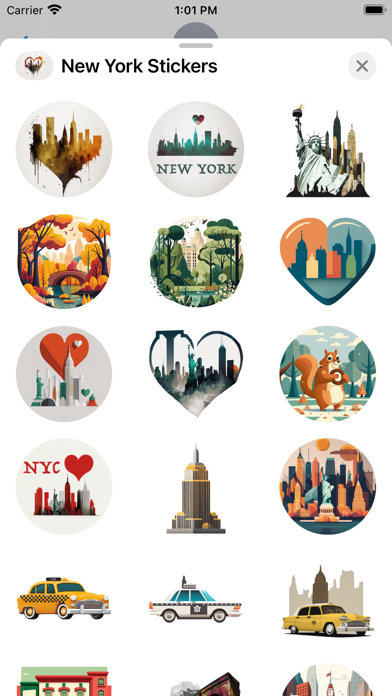 New York Stickersのおすすめ画像1
