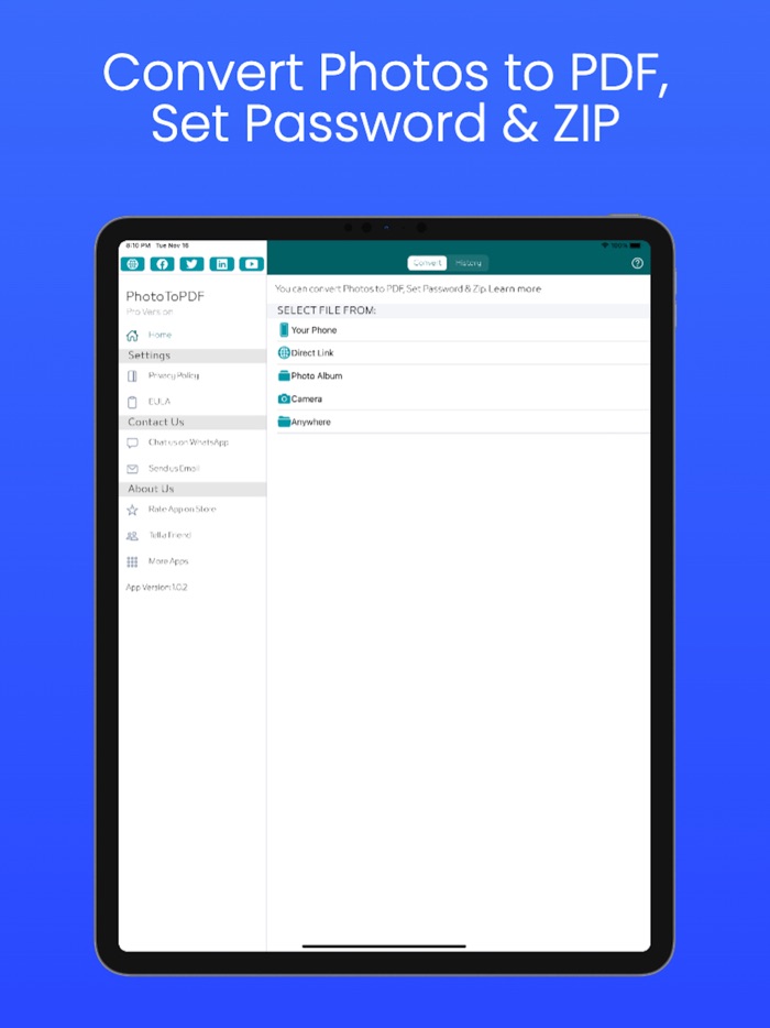 Aadhi - Convert Photo to PDF