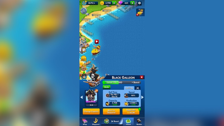 Idle Pirate Tycoon: Gold Sea