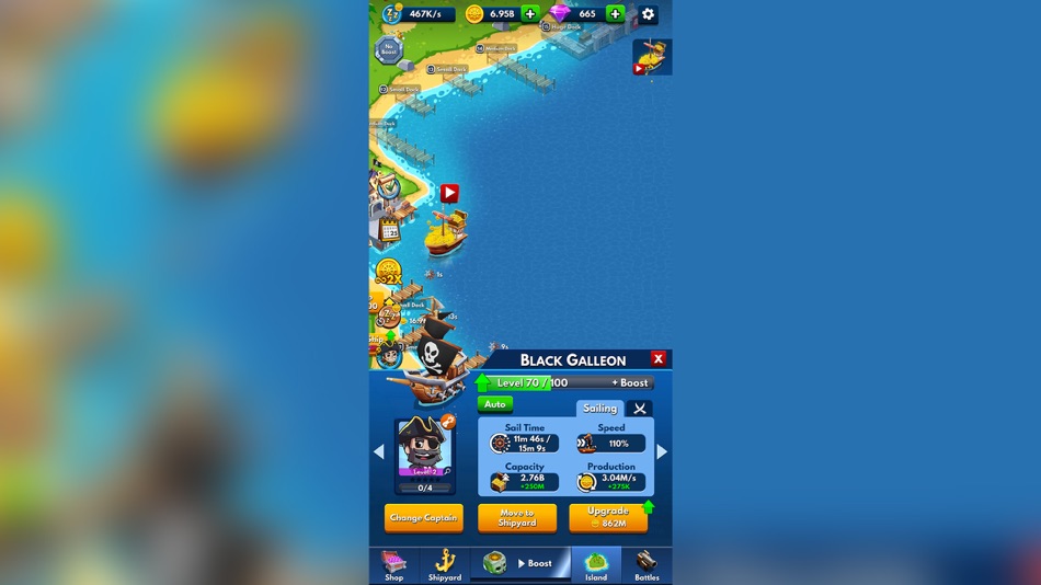 Idle Pirate Tycoon: Gold Sea - 1.12.0 - (iOS)