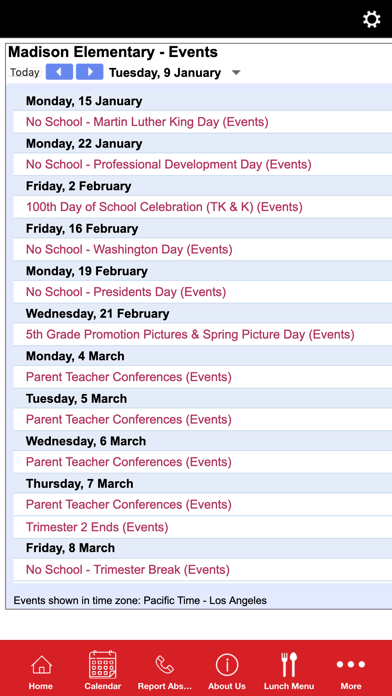 Madison Elementary School iPhone screenshot 2 - Education app