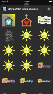 How to cancel & delete days of the week stickers 3