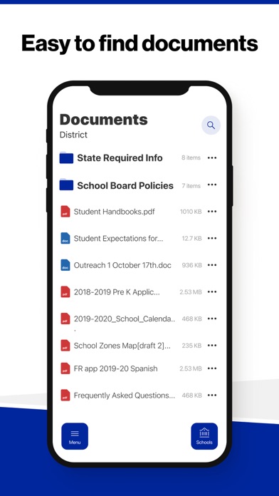Milford ISD Screenshot