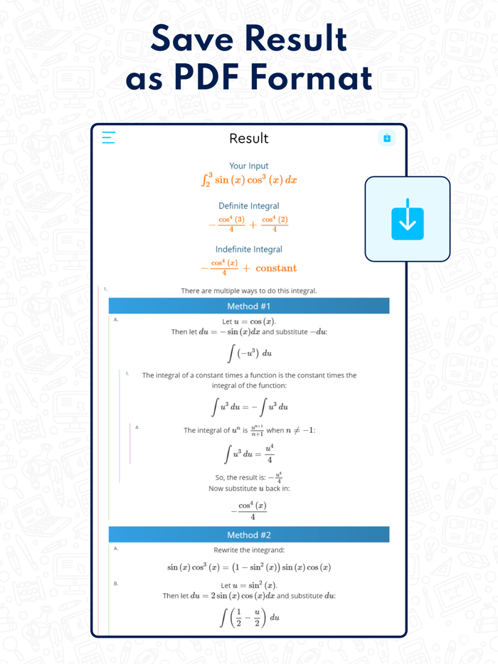 Integral Calculator with Steps