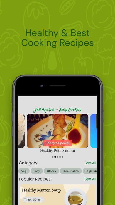 Just Recipes - Easy Cooking Screenshot