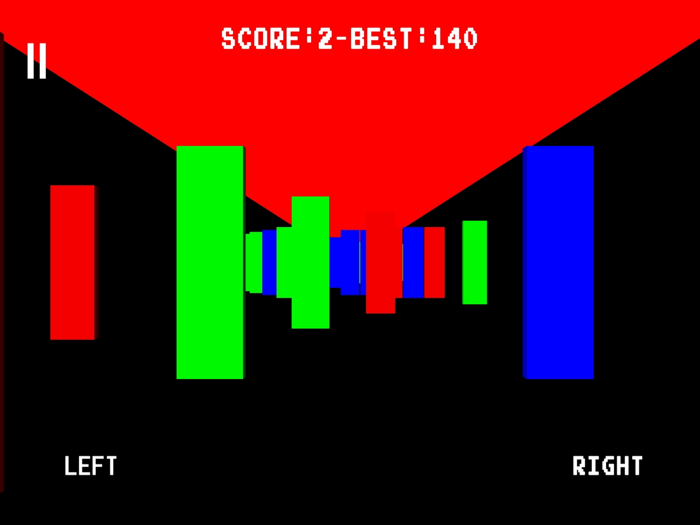 RGB Runner - Retro Arcade Game