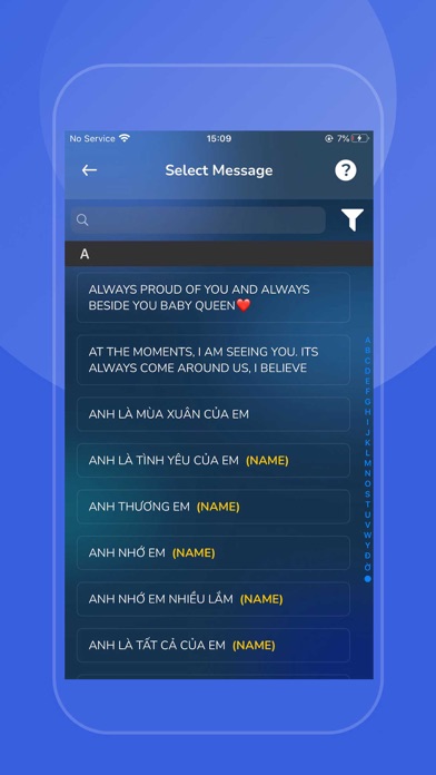 Me2U - Romantic Messages 4.0 Screenshot
