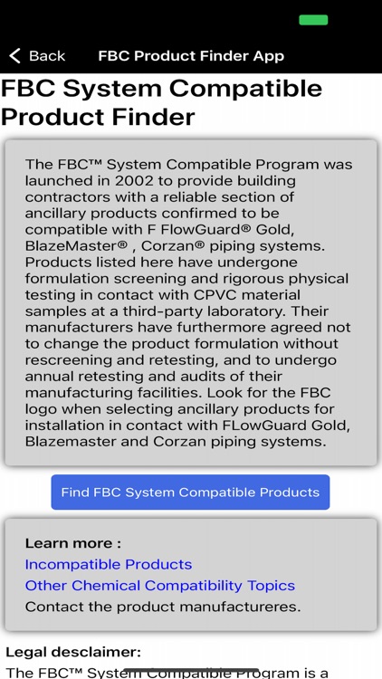 FBC System Compatible Program