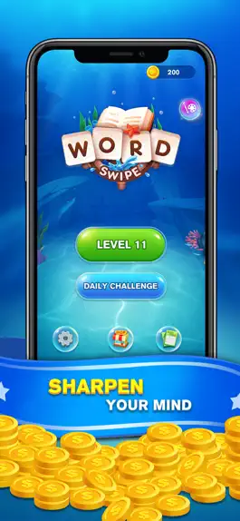 Game screenshot Word Swipe Beach : Search Game apk