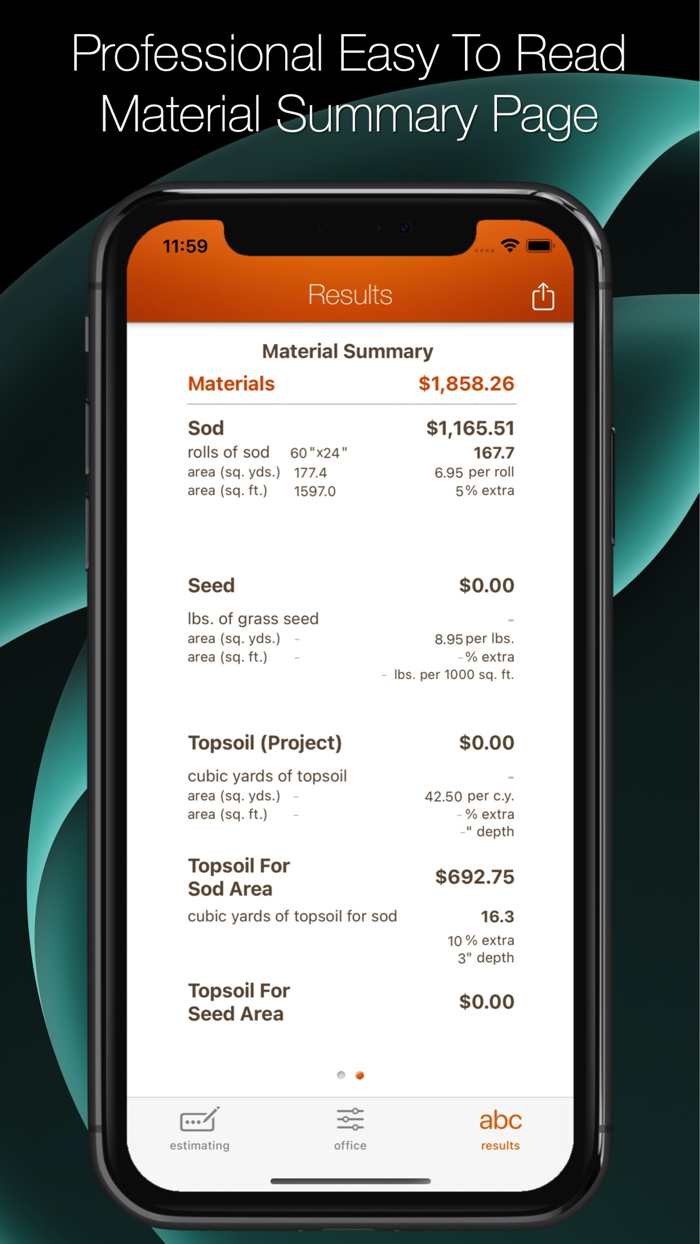 Landscape Pro Estimator