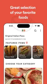 original italian pizza store iphone screenshot 2