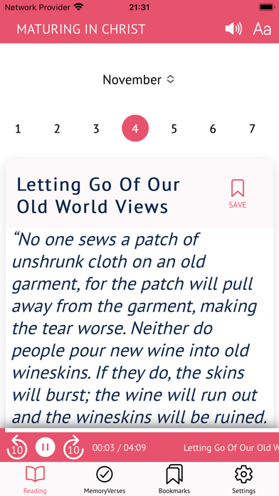 Four Minute Bible Study Screenshot