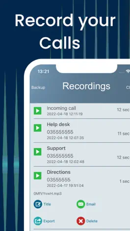 Game screenshot Call Recorder - IntCall apk