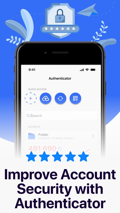 Authenticator: Secure 2FA Appのおすすめ画像1