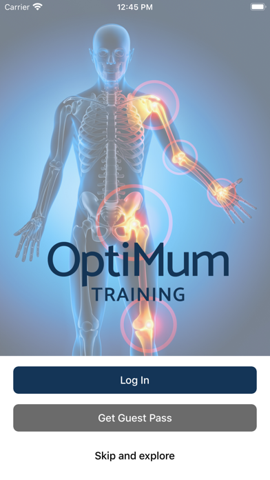 Optimum EGYM Training Screenshot
