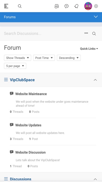 VipClubSpace Screenshot