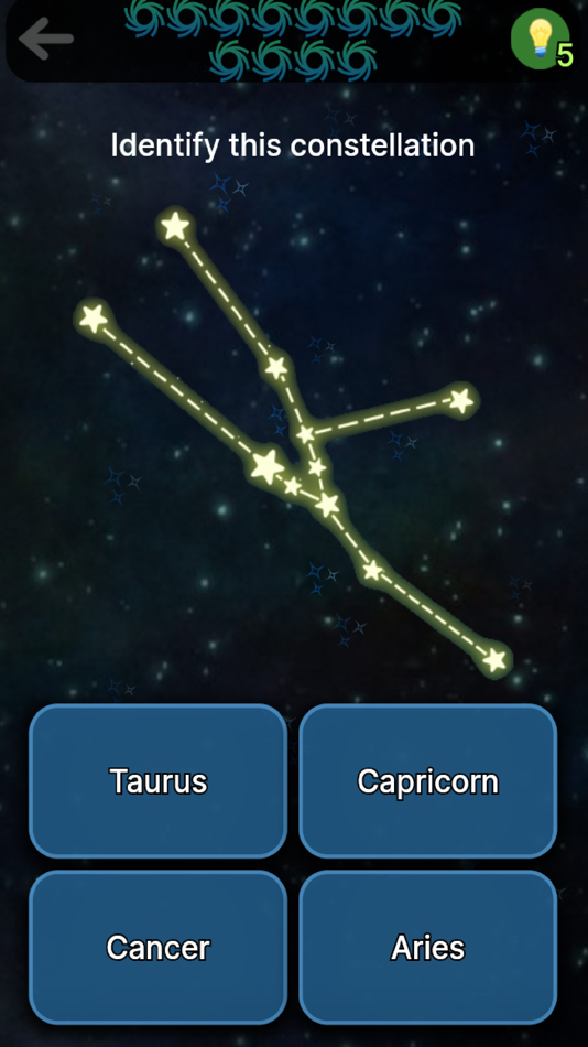 #6. Astronomy Game (iOS) Podle: Horea Bucerzan