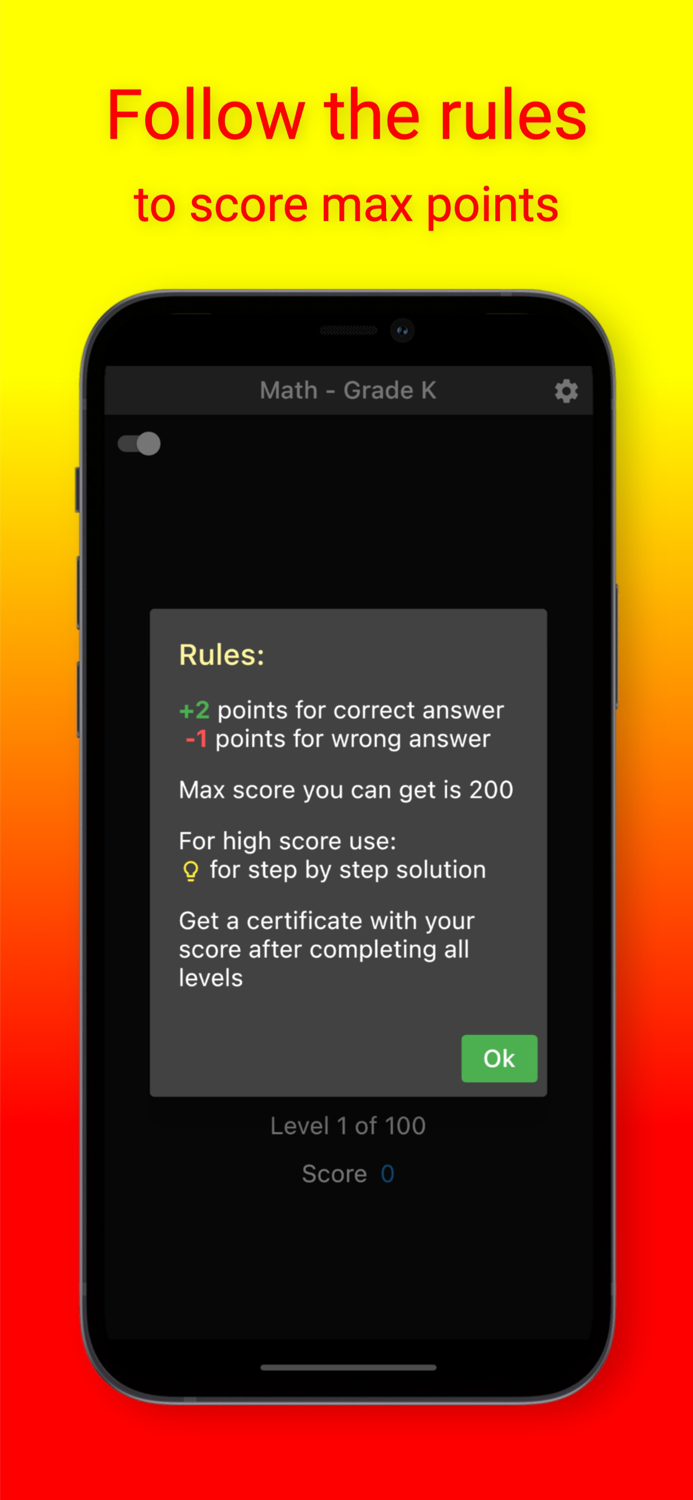 Kindergarten Math Challenge