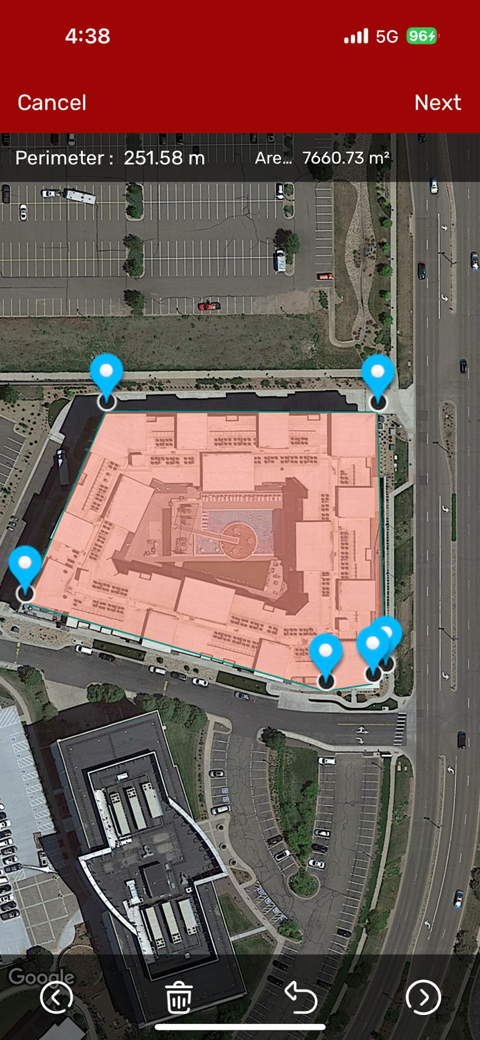 GPS Area Measurements