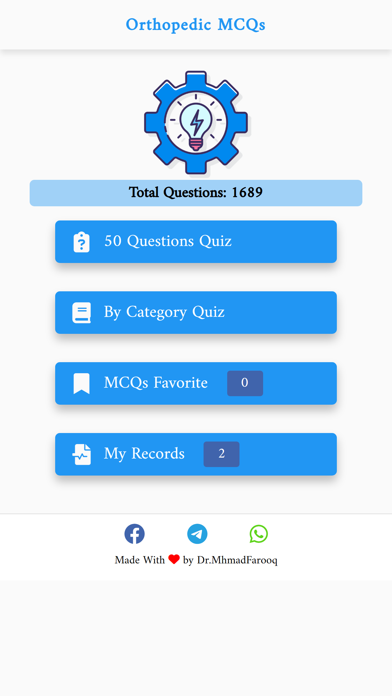 Orthopedic Quiz MCQs Screenshot