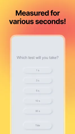 Game screenshot Time Perception Test hack