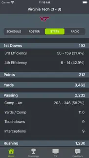 virginia tech football iphone screenshot 3