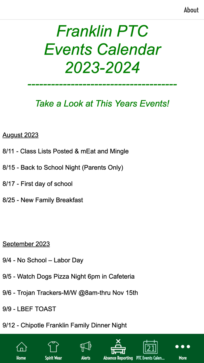 Franklin School and PTC