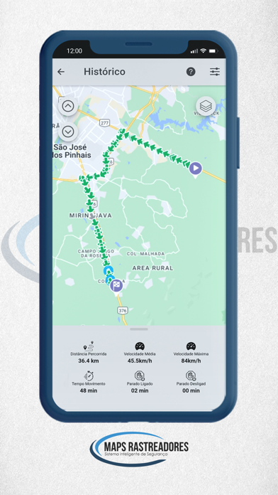 Maps Rastreadores Screenshot