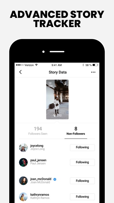 FollowMeter for Instagram Screenshot