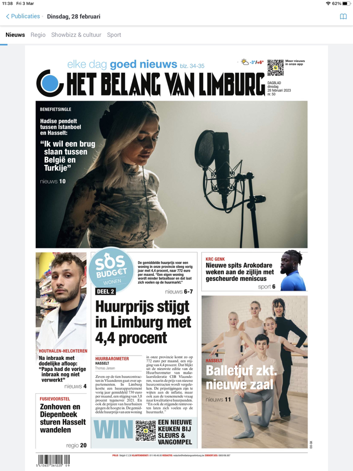 Het Belang van Limburg - Krant
